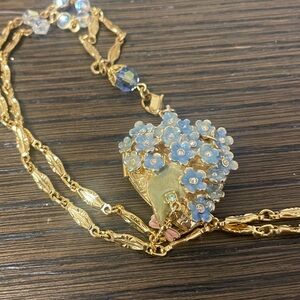 Vintage locket necklace